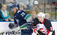 Keegan Kolesar missed last year's playoffs but will be in the lineup against Prince George. (T-Birds)