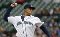 Taijuan Walker had a rare show of emotion at the end of his start for the Mariners on Wednesday. (AP)
