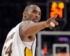 FILE - In this June 7, 2009 file photo, Los Angeles Lakers guard Kobe Bryant (24) points to a player behind him after making a basket in the closing seconds against the Orlando Magic in Game 2 of the NBA basketball finals, in Los Angeles. After two decades spent dazzling the world, Bryant will end his basketball career at home with the Los Angeles Lakers on Wednesday night, April 13, 2016. (AP Photo/Mark J. Terrill, File)