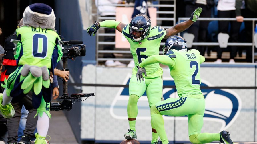 All neon everything. How do you feel about the Seahawks' 'Action