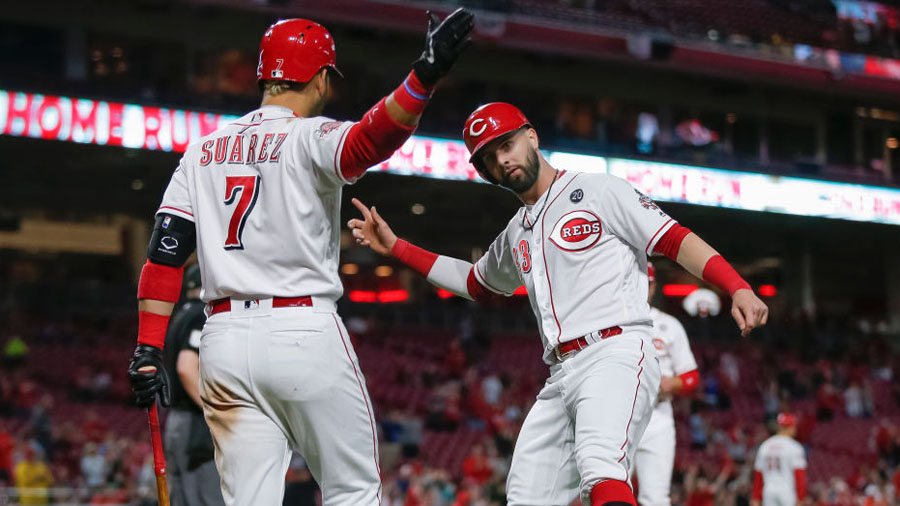 Jesse Winker homers, homers, and homers again as Reds pound