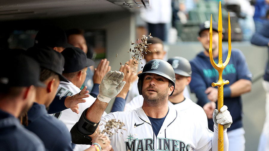 The jersey of Jose Caballero of the Seattle Mariners is seen during News  Photo - Getty Images