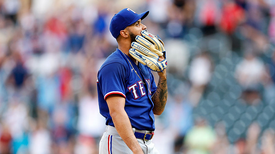 Aroldis Chapman Impressive in Texas Rangers Debut, But Houston