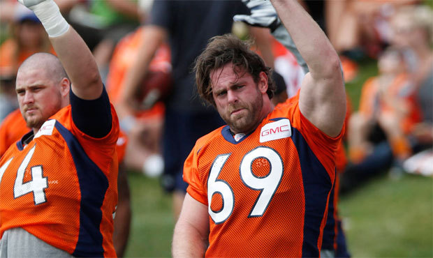 The Seahawks were interested in guard Evan Mathis before he signed with Denver in August. (AP)