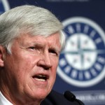 John Stanton, who would become the Seattle Mariners' chairman and chief executive officer, speaks during a news conference Wednesday, April 27, 2016, in Seattle. Nintendo of America plans to sell its controlling stake in the Mariners to a group of minority owners led by Stanton. Current Chairman Howard Lincoln announced the intended transaction, along with his plan to retire from day-to-day oversight of the franchise. The ownership change is subject to approval by Major League Baseball, which the club hopes to get during league meetings in August. (AP Photo/Elaine Thompson)