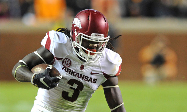 Fifth-round pick Alex Collins is one of three running backs the Seahawks drafted this year. (AP)...