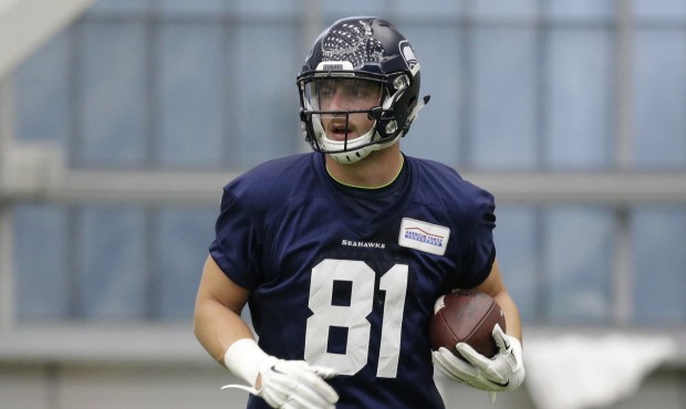 Danny O'Neil believes tight end Nick Vannett could be "a real force" if he can block DEs one on one...