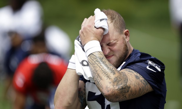 Seahawks center Justin Britt is adjusting to his third position in as many seasons. (AP)...