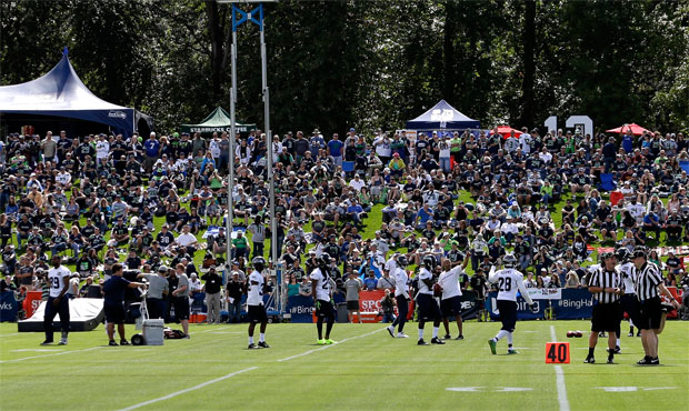 The Seahawks will open 13 training-camp practices to fans from July 30 to Aug. 16. (AP)...