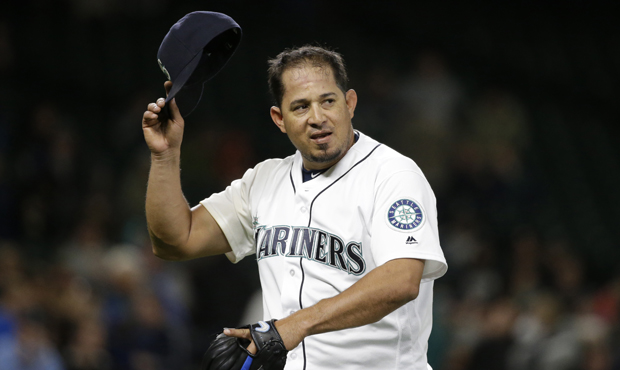 Joel Peralta was a big source of leadership in the Mariners clubhouse, Scott Servais said. (AP)...