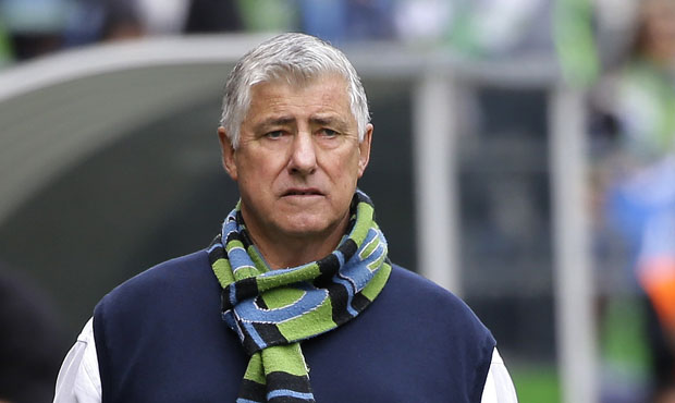Sounders majority owner Adrian Hanauer on Sigi Schmid: "It was a reasonable time to part ways." (AP...