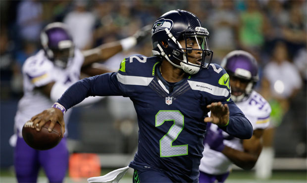 Trevone Boykin threw pick-six and also took two costly sacks late in Seattle's preseason loss to Mi...