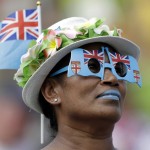 
              A fan from Fiji attends the men's rugby sevens match at the Summer Olympics in Rio de Janeiro, Brazil, Tuesday, Aug. 9, 2016. (AP Photo/Themba Hadebe)
            