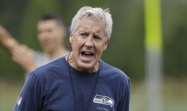 Pete Carroll: "We’re noted for practicing fast ... and this is the best that we’ve done.” (AP...