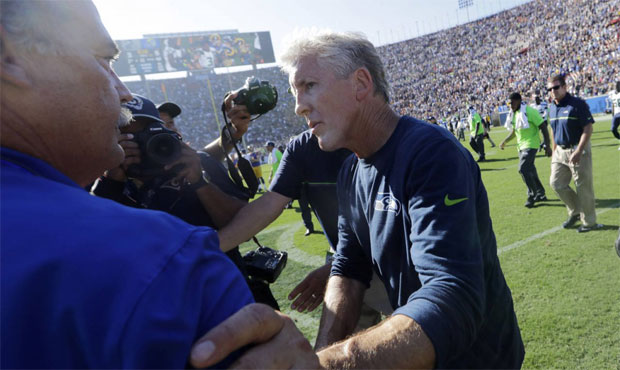Pete Carroll's Seahawks have lost three straight games to the Rams and four of their last five meet...
