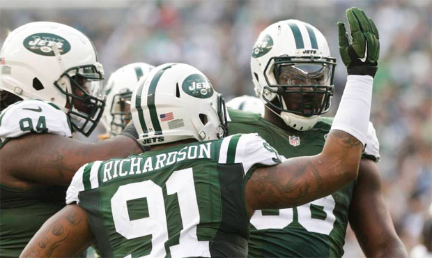 The Jets' D-line trio of Muhammad Wilkerson, Sheldon Richardson and Leonard Williams pose a challen...