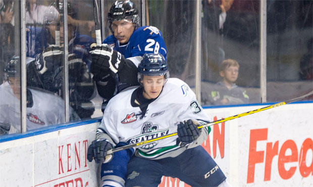 Seattle sent forward Nick Holowko to Prince Albert in a trade Thursday. (T-Birds)...