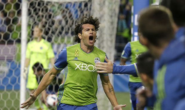 Nelson Valdez scored the lone goal on Thursday night to lift the Sounders to a 1-0 victory. (AP)...