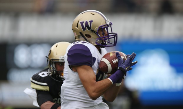 Dante Pettis and the Huskies last played Colorado in 2014, beating the Buffs in Boulder. (AP)...