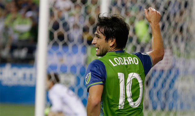 Nicolas Lodeiro recorded four goals and eight assists in 13 regular-season games for Seattle. (AP)...