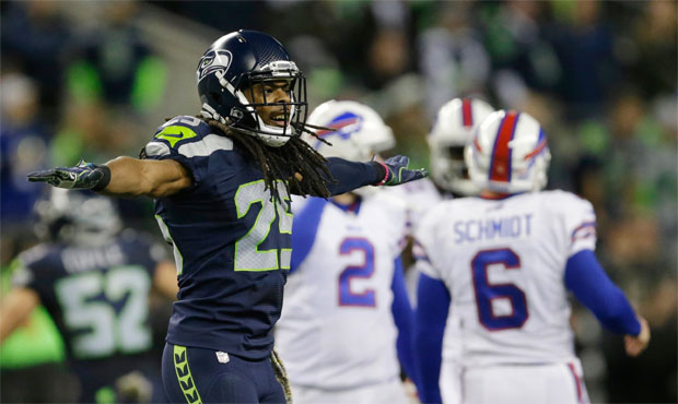 The wife of Buffalo's kicker called Richard Sherman an "animal" and implied he should be castrated....