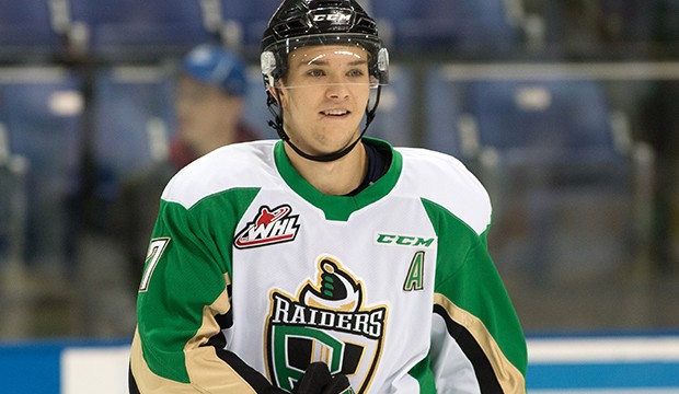 Brendan Guhle was drafted in the second round of the 2015 NHL Draft, 51st overall (WHL photo)...