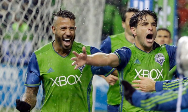 The Sounders take a 2-1 lead to Colorado, but the away goal they gave up could have an impact. (AP)...