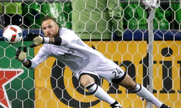 Sounders goalkeeper Stefan Frei could see a lot of action against a desperate FC Dallas attack Sund...
