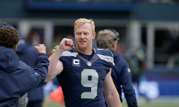 Jon Ryan, who suffered a concussion last Thursday against the Rams, was limited in practice Wednesd...