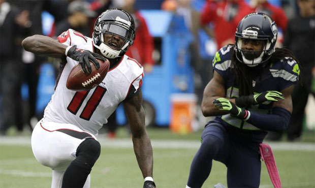 Julio Jones caught seven passes for 139 yards and a touchdown when Seattle beat Atlanta in October....