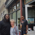 Danny and his mom ran into Marshawn Lynch in Oakland. (Danny O'Neil)