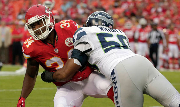 K.J. Wright has recorded at least 100 tackles the last three seasons, including a career-high 126 i...