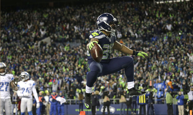 Seahawks running back Thomas Rawls rushed for 161 yards Saturday, a franchise record for a playoff ...