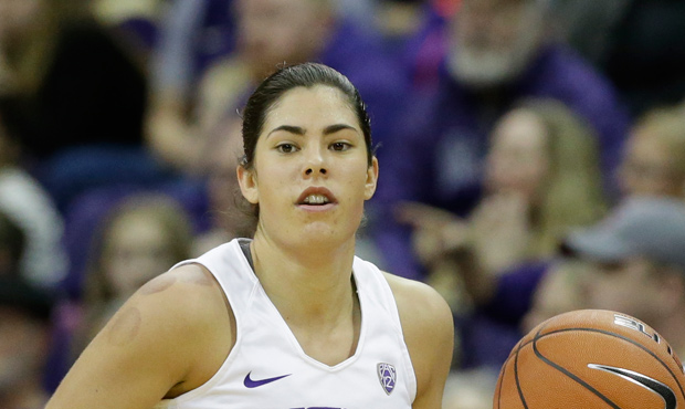 UW basketball star Kelsey Plum co-hosted on "Danny, Dave and Moore" on Tuesday. (AP)...