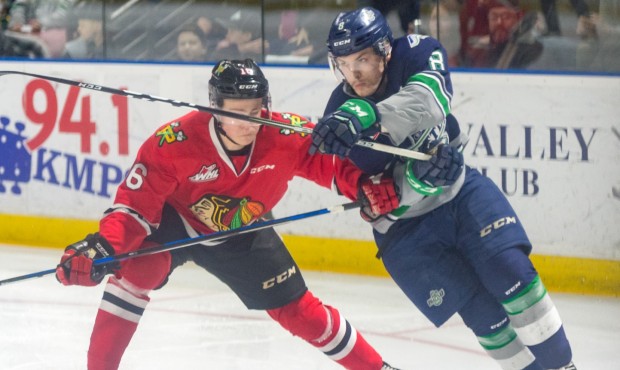 Scott Eansor's return to the lineup wasn't enough for Seattle on Saturday (Brian Liesse/T-Birds)...