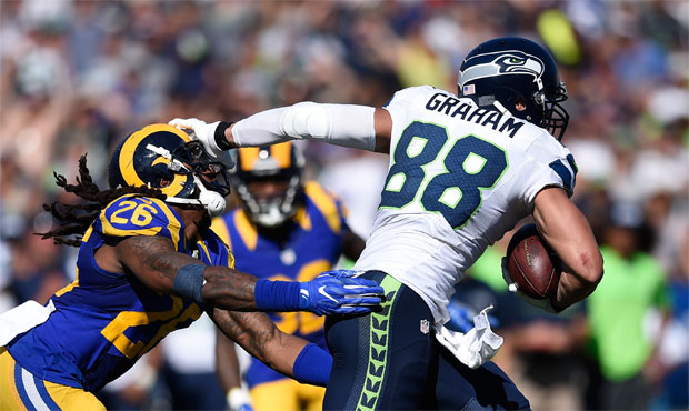 Jimmy Graham is scheduled to make $10 million in 2017, the final year of his contract. (AP)...