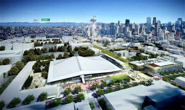 AEG's president said of its proposed KeyArena remodel: "This will bring NBA back to Seattle." (AEG ...