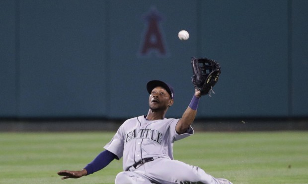 Mariners OF Jarrod Dyson has helped save runs for the pitching staff during the first week of the s...