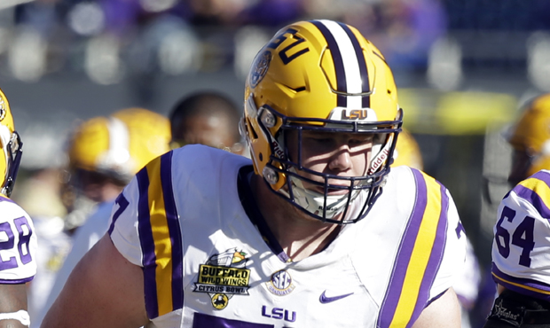 Ethan Pocic primarily played center at LSU, but the Seahawks view him as a guard or a tackle. (AP)...