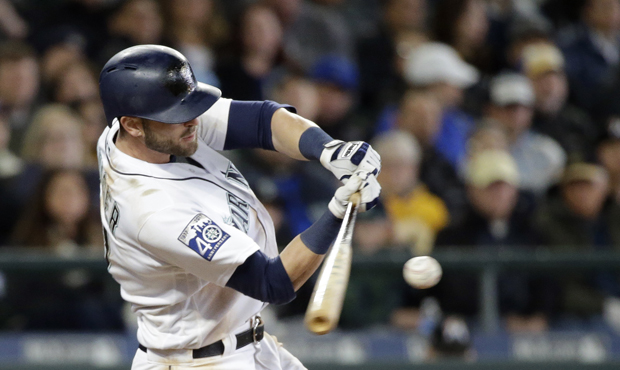 A grade 2 right oblique strain will keep Mitch Haniger out of action for three to four weeks. (AP)...