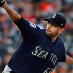 James Paxton threw seven scoreless innings to lead the Mariners to an 8-0 victory in Detroit. (AP)