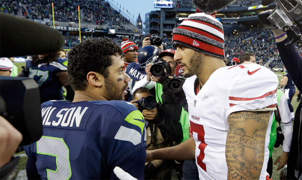 Colin Kaepernick visited the Seahawks last week but left Seattle without signing a contract. (AP)...