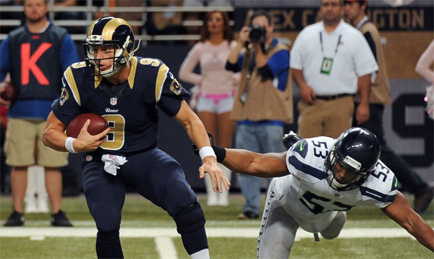 Of Austin Davis' 10 career starts, one was a win over Seattle in 2014. (AP)...