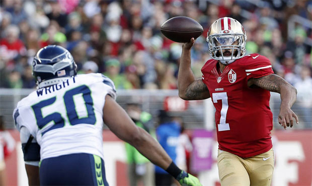 Pete Carroll confirmed that, at least for now, Seattle isn't signing Colin Kaepernick. (AP)...