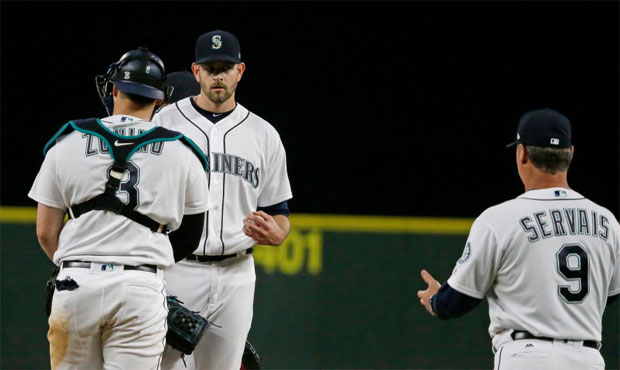 Scott Servais on James Paxton's return: "It was a good feeling for everybody in our dugout." (AP)...