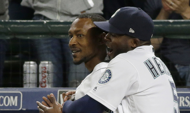After Jarrod Dyson's bunt single, the Mariners scored seven runs over two innings. (AP)...