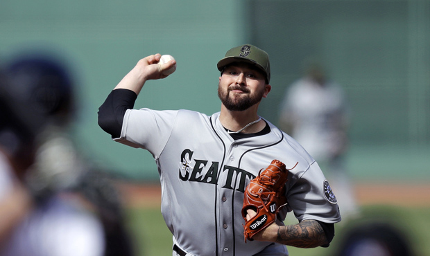 Right-handed reliever Rob Whalen has made one appearance this season for the Mariners. (AP)...