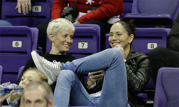 Sue Bird says she and Megan Rapinoe have been dating since last fall. (AP)...