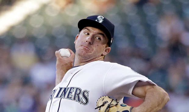 Andrew Moore has yet to walk a batter in 15 innings pitched since joining the Mariners. (AP)...