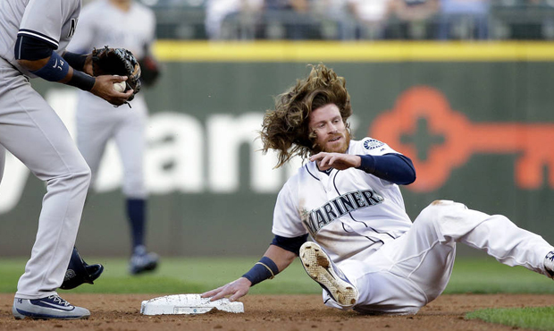 Ben Gamel has a narrow lead over Houston's Jose Altuve for the top batting average in the AL. (AP)...